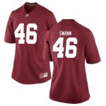 Women's Alabama Crimson Tide #46 Christian Swann Crimson Replica NCAA College Football Jersey 2403TYNC1